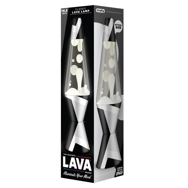 14.5″ Lava Lamp Polygonal White Tone - US 2096