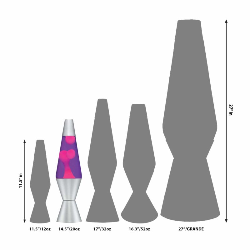 14.5” LAVA Lamp – Pink/Purple/Silver - US 5031
