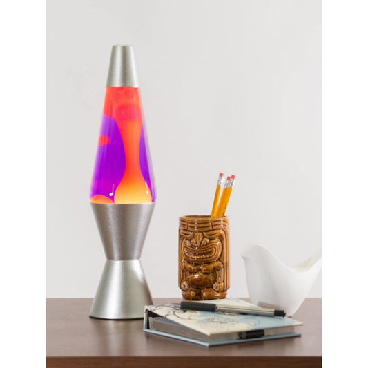 14.5” LAVA Lamp – Yellow/Purple/Silver - US 5253