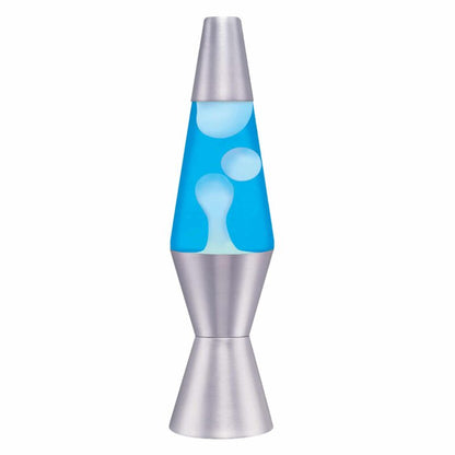 11.5″ LAVA Lamp – White/Blue/Silver - US 1127