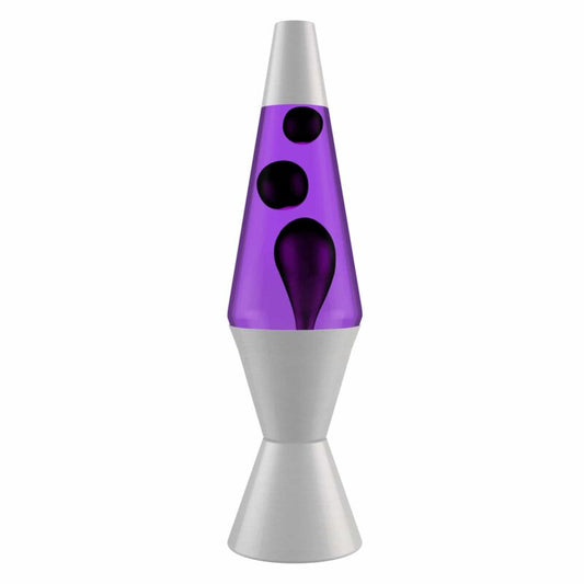 14.5’’ LAVA Lamp – Black &amp; Purple - US 7980