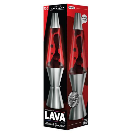 14.5″ Lava Lamp Chrome Plated Crimson - US 5827