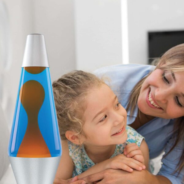14.5” LAVA Lamp – Orange/Blue/Silver - US 6019