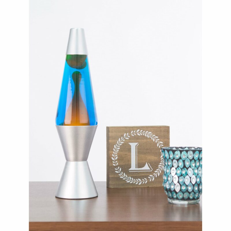 14.5” LAVA Lamp – Orange/Blue/Silver - US 6019