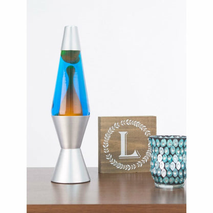 14.5” LAVA Lamp – Orange/Blue/Silver - US 6019