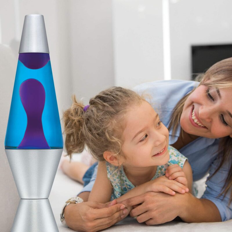 14.5″ LAVA Lamp – Purple/Blue/Silver - US 9191