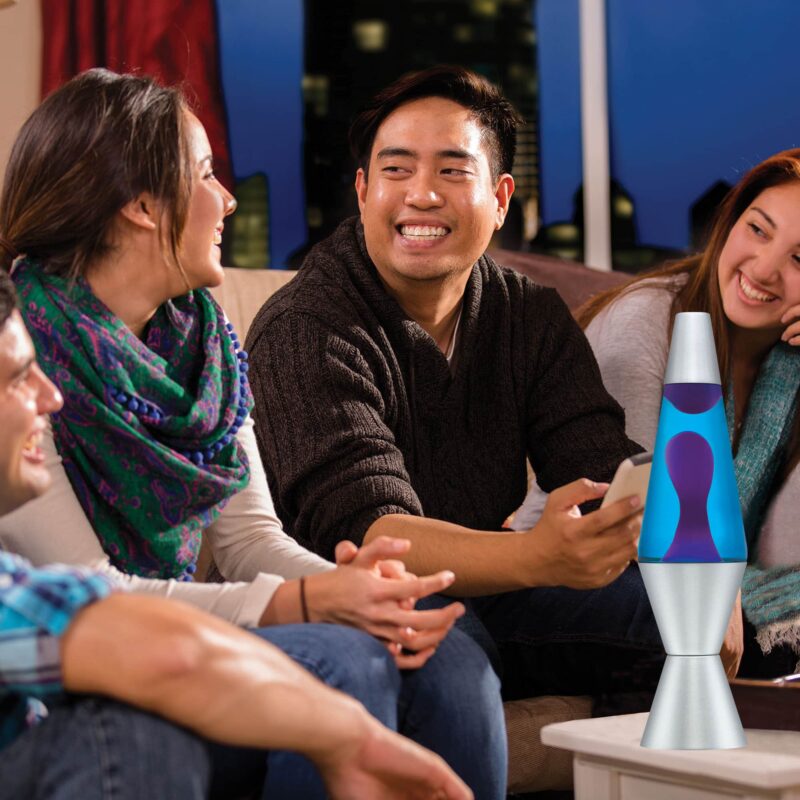 14.5″ LAVA Lamp – Purple/Blue/Silver - US 9191