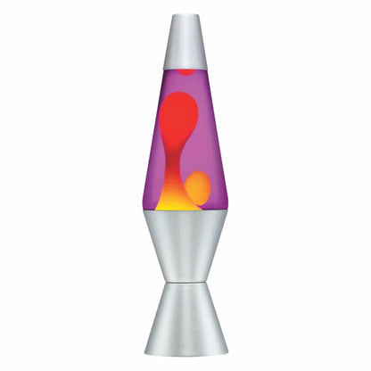 14.5” LAVA Lamp – Yellow/Purple/Silver - US 5253
