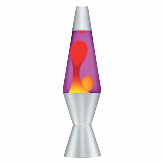 14.5” LAVA Lamp – Yellow/Purple/Silver - US 5253