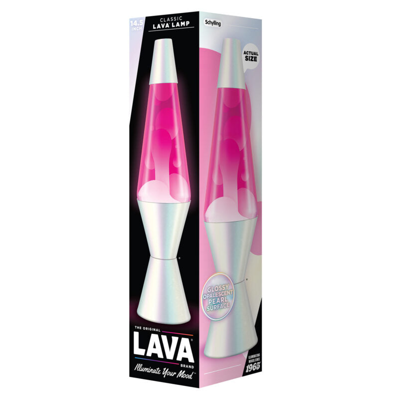 14.5″ Lava Lamp Opalescent Pearl - US 2559