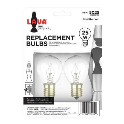 25W LAVA Lamp Light Bulb W/Tray - US 6015