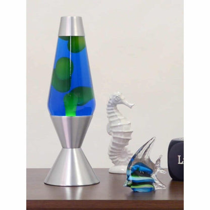 16.3″ LAVA Lamp – Yellow/Blue/Silver - US 8372