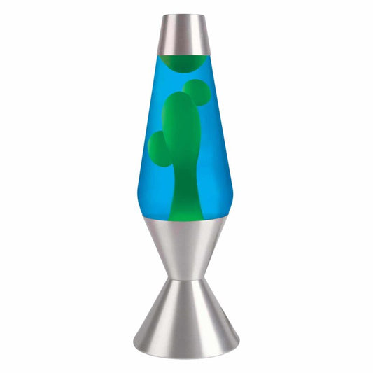 16.3″ LAVA Lamp – Yellow/Blue/Silver - US 8372