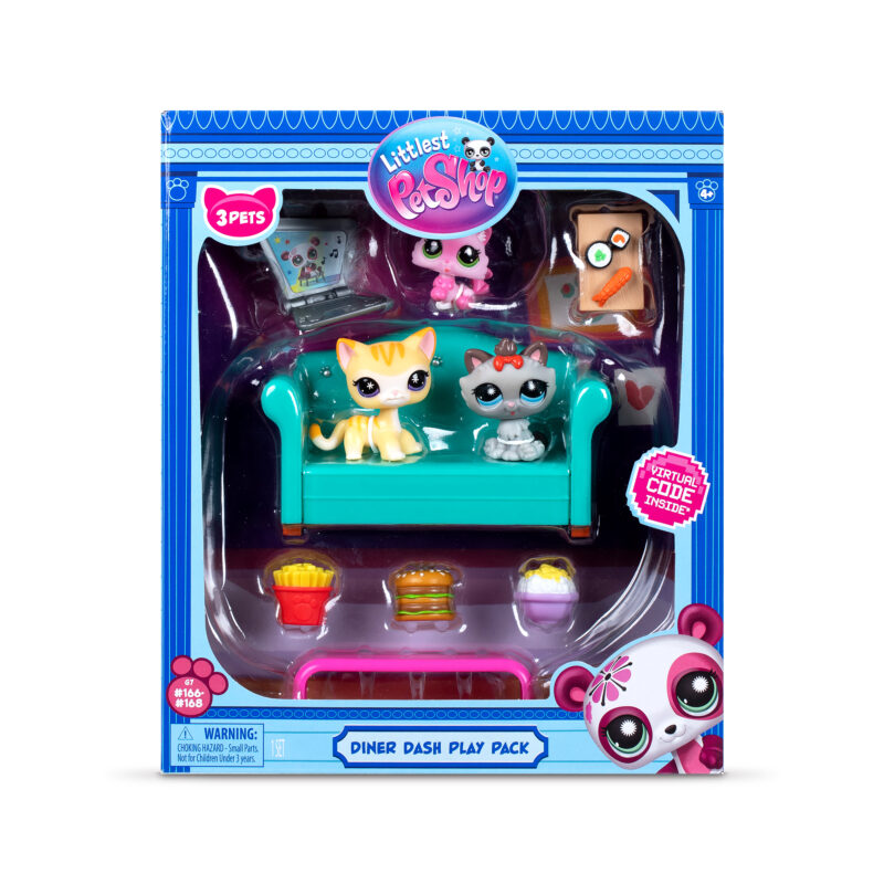 Littlest Pet Shop Diner Dash Play Pack - US 3809