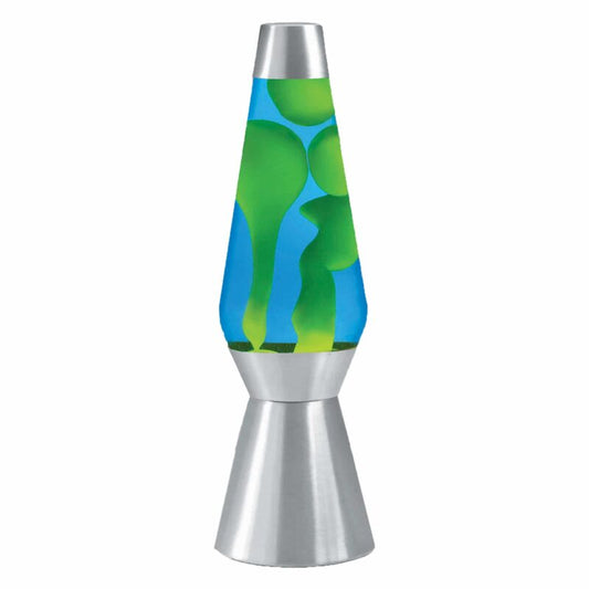 27″ LAVA Lamp Grande – Yellow/Blue/Silver - US 2668
