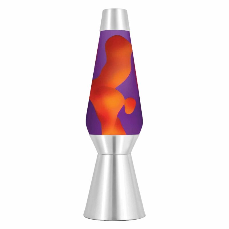 27″ LAVA Lamp Grande – Yellow/Purple/Silver - US 6380