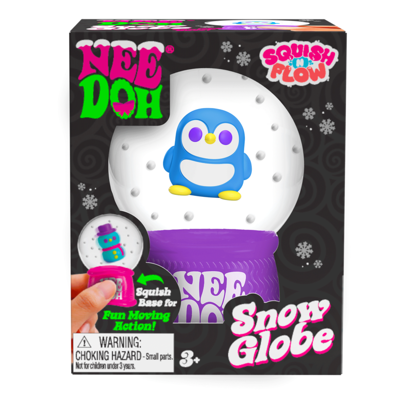 NeeDoh Squish N Flow Snow Globe - US 3298