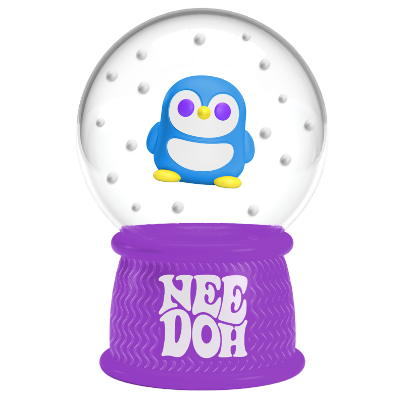 NeeDoh Squish N Flow Snow Globe - US 3298