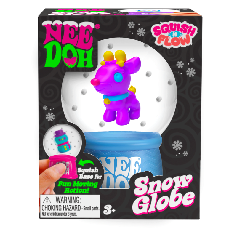 NeeDoh Squish N Flow Snow Globe - US 3298