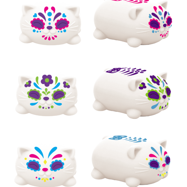 NeeDoh Sugar Skull Cats - US 9570